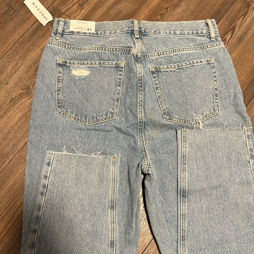 NWT PacSun Ultra High Rise Slim Jeans Size 31 - Picture 6 of 6